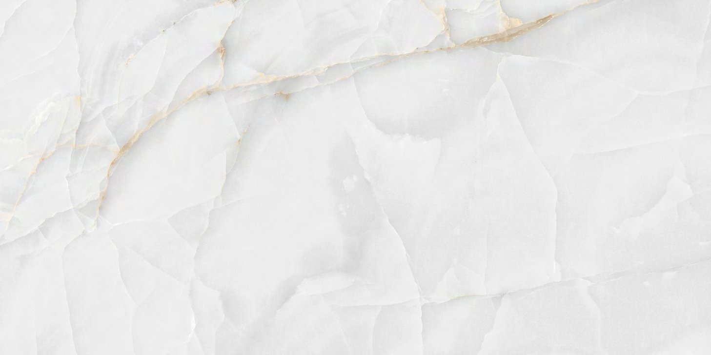 Onyx Meraki Snow, carrelage grand format 600 × 1200 mm (60 × 120 cm), fini glossy, World Export & Co.